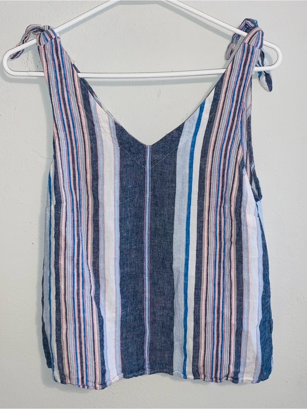 A New Day Blue Striped Top